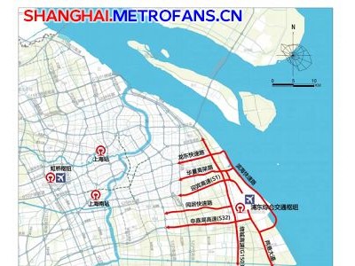 2024年浦东国际机场旁将建14台30线仅次于虹桥站