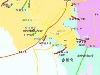 泉州环湾跨江通道加速推进建设催生众多桥头堡区域