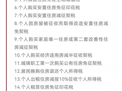 重磅消息来了，买房可免契税，这三条比较重要