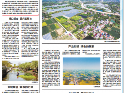 长兴县虹星桥镇转型升级传统产业开创宜居宜业宜游农园特色小镇新局面