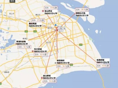 长兴岛房价远低于上海各大热门远郊板块距离多远？