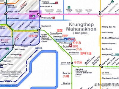 以素坤逸沿线的这十大轻轨站