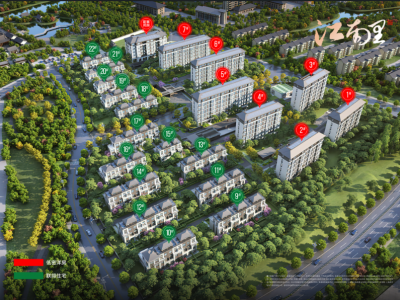 新黄浦江南里社区景观规划效果图，感受心灵深处的宁静！